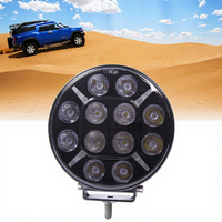 BRTLED Nouveau phare de travail LED rond de 7 pouces 60W 6500K, super lumineux, pour conduite tout-terrain