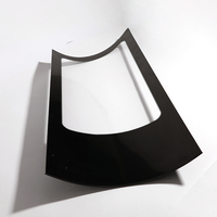 Fenêtre faite sur commande thermoformée transparente de panneau de commande de fabrication de feuille ignifuge de polycarbonate