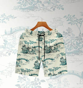 מכנסי ים לגברים עם לוגו/דוגמא בהתאמה אישית, קיציים, רכים, בגזרה בינונית, ידידותיים לסביבה, ייבוש מהיר ונושמים - Product Image 3