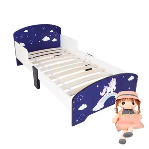 Mode neuen Stil Schlaf bett rosa Sperrholz Kinder bett Zimmer für Mädchen Prinzessin