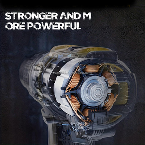 High-power 13mm Brushless Hand Drill 21V Dual-speed Impact Drill Multi-functional Lithium Battery <b>Tool</b> - Product Image 4