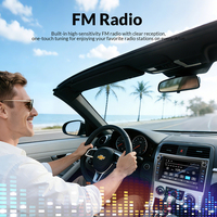 Autoradio Rhythm avec Carplay sans fil, Android Auto, Mirror Link, radio FM, réglage de l'égaliseur pour GMC Chevrolet Buick