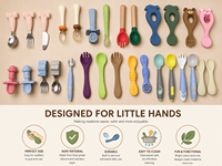 Bol en silicone personnalisé OEM pour bébé avec poignée, design Panda Cœur, pour la vente en gros
