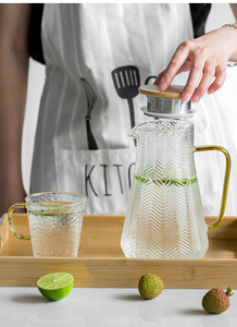 1400ML regalo de Navidad borosilicato botella de <span class=keywords><strong>agua</strong></span> fría <span class=keywords><strong>con</strong></span> Mango/café/limón/casera de Carafe - Product Image 5