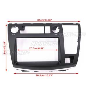 กรอบวิทยุติดรถยนต์สีดำ ชุดแผงหน้าปัดวิทยุติดรถยนต์สำหรับ Nissan Elgrand E51 2002-2010 ชุดติดตั้งวิทยุสเตอริโอ DVD ชุดแผงหน้าปัดอะแดปเตอร์ - Product Image 6