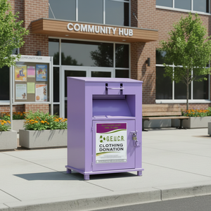 Contenedor de <span class=keywords><strong>Ropa</strong></span> para Reciclaje al por Mayor, Contenedor Público para Donación de <span class=keywords><strong>Ropa</strong></span> al Aire Libre - Product Image 2