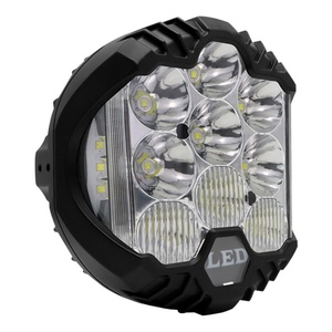 Projecteur de travail LED 7 pouces 50W, barre LED DRL, lampe combinée, phare antibrouillard pour 4x4, tout-terrain, SUV, VTT, tracteur, bateau, automobile - Product Image 5