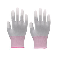Guantes de Trabajo Personalizables con Recubrimiento de PU de Calibre 13, Antiestáticos, Resistentes a la Abrasión, Antideslizantes y Transpirables