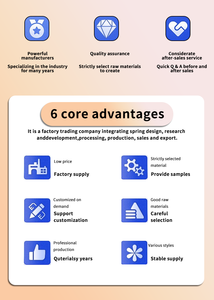 Thép không gỉ Micro dây hình nón nén mùa xuân sản xuất kim loại liên hệ với mùa xuân khung cho hình nón nén - Product Image 6