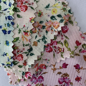 RIgu Textiles Nouveau Offre Spéciale 100% Polyester Perle Mousseline de Soie Imprimé Floral Chiffon Tissu - Product Image 6