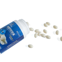 Services OEM de Fourniture en Gros pour Capsules Molles de Vitamine D et de Carbonate de Calcium pour Adultes, 60 Capsules/Flacon