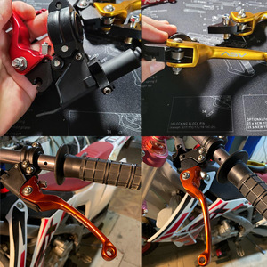 Palancas de freno y embrague de aluminio CNC Moto Mochi para ATV, motocicleta todoterreno, piezas de modificación. - Product Image 4