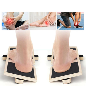 Planche d'équilibre en bois pour la cheville et le pied, correctrice de posture, soulagement de la fasciite plantaire, thérapie physique, renforceur et entraîneur musculaire - Product Image 4