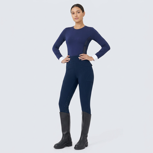 Women's High-Waisted Full Seat Silicone Grip <b>Equestrian</b> Riding Breeches / Horse Riding <b>Leggings</b> Tights - Product Image 6