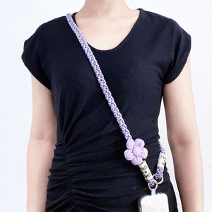 Cordón de Moda para Teléfono Móvil, Se Puede Colgar en Diagonal, Cuerda Antipérdida para Teléfono Móvil, Cuerda Trenzada de Nailon Colorida, Cordón para Teléfono Móvil - Product Image 1