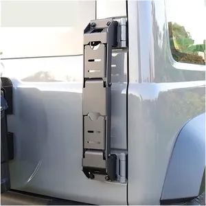Car Rear Door Tailgate Ladder Foot <b>Peg</b> Pedals For Jimny JB64 Sierra JB74 2018+ Hinge Metal Folding Ped Accessories - Product Image 2