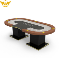 Table de Poker Texas Hold'em Cadre Personnalisable YH – Jeu de Casino Premium pour le Divertissement