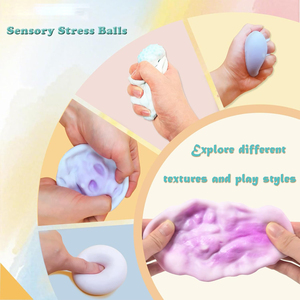 Crunchy Handmade DIY <b>Ball</b> <b>Squeeze</b> Toy Excellent Hand-Feel Artifact for Popular Stress Release Feature with Slow Rebound Venting - Product Image 2