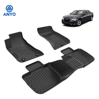 Tapis de sol intérieur 3D Tpe pour Chrysler 300 300C 2011-2024 Tapis de sol intérieur pour plateau automatique, ensembles complets, tous temps, sport, tapis de coffre