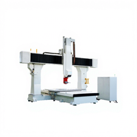 Routeur CNC 5 axes à broche unique, commande Syntec, servomoteur, pour découpe de polystyrène et bois, PLC