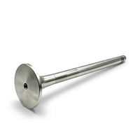Soupape d'admission et d'échappement en acier inoxydable pour moteur à combustion interne, usinée sur commande par CNC.