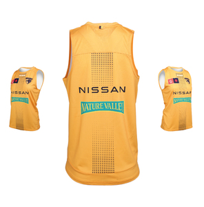 Meilleure qualité en gros personnalisation maille mèche traitement Singlet Sport Tee pour vêtements de sport quotidiens - Product Image 1