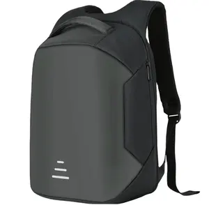 徒步旅行学校定制女男士皮革背包包大容量15.6英寸男士设计防盗帆布笔记本包
