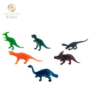 Regalo educativo animal niños Juego de mundo de plástico colorido pequeño dinosaurio juguete - Product Image 1