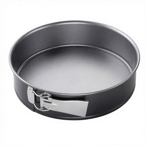Moule à gâteau rond antiadhésif à fond amovible, résistant aux fuites, compatible four, pour cheesecake - Product Image 3