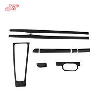 Kit intérieur personnalisé en fibre de carbone mate 718 pour Porsche 981 982 911 conduite à gauche, garnitures de panneaux de porte, tableau de bord et compteurs