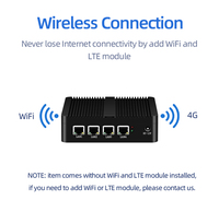 Mini PC portable embarqué XCY 4 ports LAN Celeron N2830 Thin Client PC Intel Baytrail Fanless Box 8 Go Firewall PC
