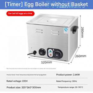 Máquina Comercial para Huevos de Manantial, Equipo para Preparar Bocadillos de Huevos, Máquina Automática con Control de Temperatura Constante para Hoteles y Restaurantes - Product Image 4