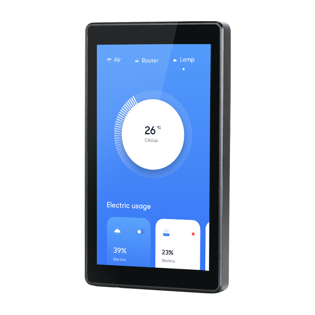 5.5 Inch Touch Screen Smart Home Automation Wall Smart Control Panel 32GB ROM Android 13 WiFi Electric Car Compatible Bar Hotel