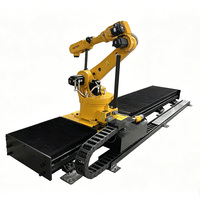 Robot à 7 axes avec guidage linéaire, rail de déplacement, moteur/PLC/engrenage, soudage personnalisé, manutention et chargement/déchargement, machine CNC