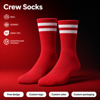 Chaussettes mi-mollet, chaussettes ras du cou, chaussettes décontractées pour femmes et hommes, longueur cheville-mollet, avec bord côtelé, respirantes, en tricot extensible