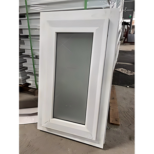 <span class=keywords><strong>Ventana</strong></span> Francesa Cuadrada de Aluminio con Rotura de Puente Térmico y Doble PVC, Estilo Americano, <span class=keywords><strong>120x120</strong></span>, para Baño, Venta al Por Mayor de Fábrica en Foshan - Product Image 1