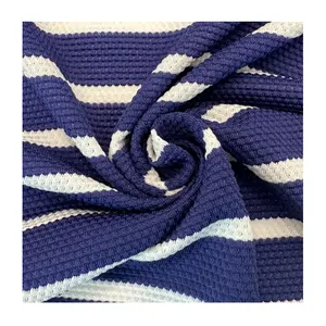 Quality Hot Selling Nylon Spandex Jacquard Fabric Moisture Wicking Fabric Shirts Striped Swimwear Stretch Fabric By The Yard