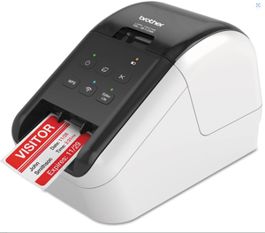 เครื่องพิมพ์ไร้สาย, เครื่องพิมพ์ฉลากอิเล็กทรอนิกส์ความเร็วสูง (QL810W), สีดำ, เครื่องพิมพ์ความร้อนไร้สายสีดำ/ขาว - Product Image 1