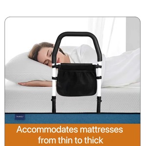 Barra de Apoyo para Cama con Rieles Antideslizantes para Adultos Mayores, Bastón de Seguridad para Prevenir Caídas con Bolsillo de Almacenamiento para Personas Mayores - Product Image 5
