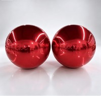 Sphère miroir géante personnalisée, grande boule brillante, pompe électrique, imperméable, gonflables publicitaires faciles à utiliser