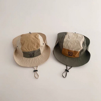 Sombrero de Pescador de Ala Ancha de Secado Rápido, Gorra Delgada y Transpirable con Protección Solar para Niños, para Salidas de Primavera y Verano