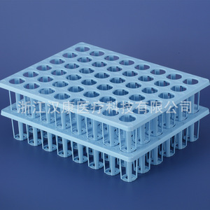 ชั้นวางหลอดทดลองฮันคัง 48 หลุม ขนาด 20 มล. สำหรับใส่หลอดเก็บตัวอย่างกรดนิวคลีอิก สำหรับใช้ในห้องปฏิบัติการ - Product Image 1