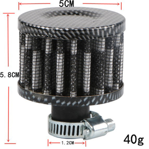 12mm Inlet Small Air Filter Universal Auto <b>Motorcycle</b> Performance Intake Filter Mushroom Air Cleaner Custom Support - Product Image 5