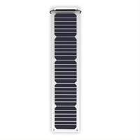 Panneau solaire semi-flexible Sunpower IBC Cells 15W 16.5V Sunfield Factory Soft 12V, mince et pliable, pour carport, persienne, pergola, toit