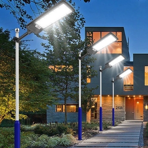 屋外防水Ip65ソーラー街路灯100w 300w 200Wスマート都市スイッチ統合LEDソーラー街路灯 - Product Image 6