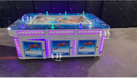 QIQU Source usine IGS Ocean King série Machine de jeu de tir de poisson 55 pouces 8 joueurs armoire rouge détachable