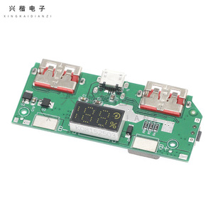 Module de charge rapide USB-C double avec affichage numérique 5V 3A pour batterie externe DIY - Product Image 1