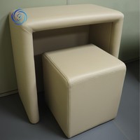 Ensemble complet de protection anti-choc en mousse nano à texture lisse et résistante aux fissures pour tables, chaises, lits et toilettes, idéal pour les hôpitaux psychiatriques