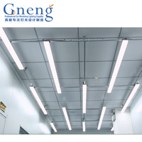 Barra de luz led para escuela y gimnasio, accesorio de iluminación lineal, 1,2 m, precio de fábrica