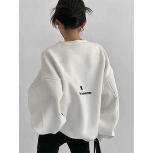 Sudadera con Capucha Super Dalian para Mujer, Nueva Moda, con Logotipo, Sudadera Gruesa de Terciopelo con Estampado de Logotipo - Product Image 4